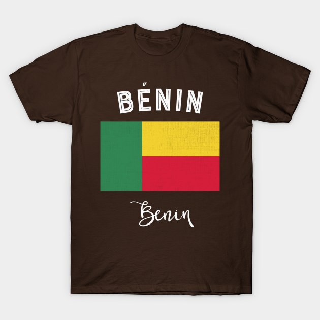 Benin Flag T-Shirt by phenomad